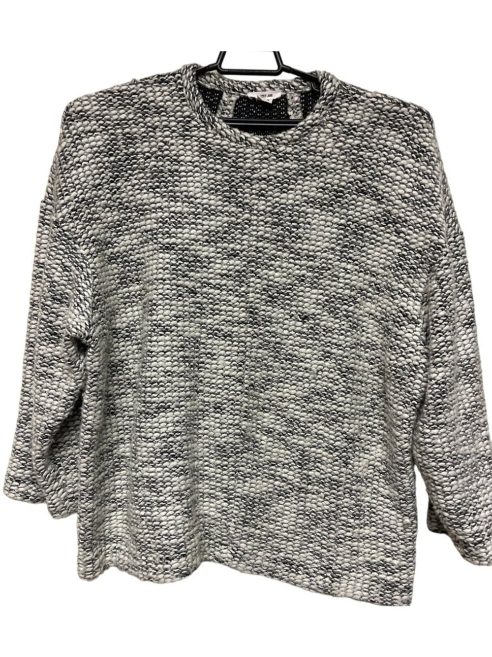 Helmut Lang Women's Gray Marled Knit Sweater Mohair Wool Blend Size Medium